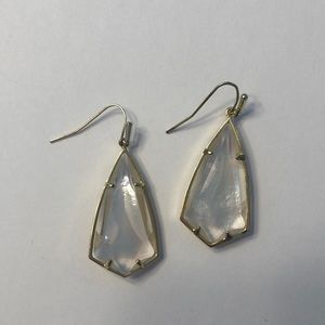 Kendra Scott Earrings - Clear / White MoP